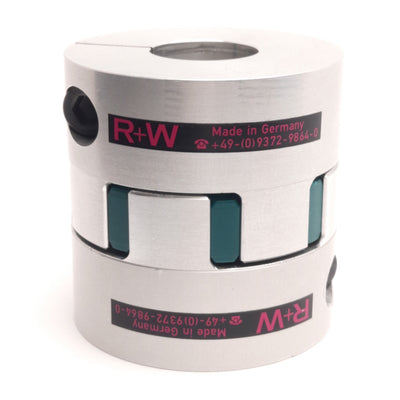 Used R&W EKL/300/B/32/22 Elastomer Coupling, 32mm x 22mm Bore, 82mm OD, w/ B Insert