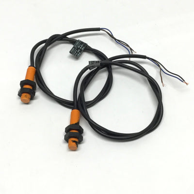 Used Lot of 2 IFM Efector IE5099 IEC3002-BPOG Proximity Sensor 2mm Range 24VDC PNP-NO