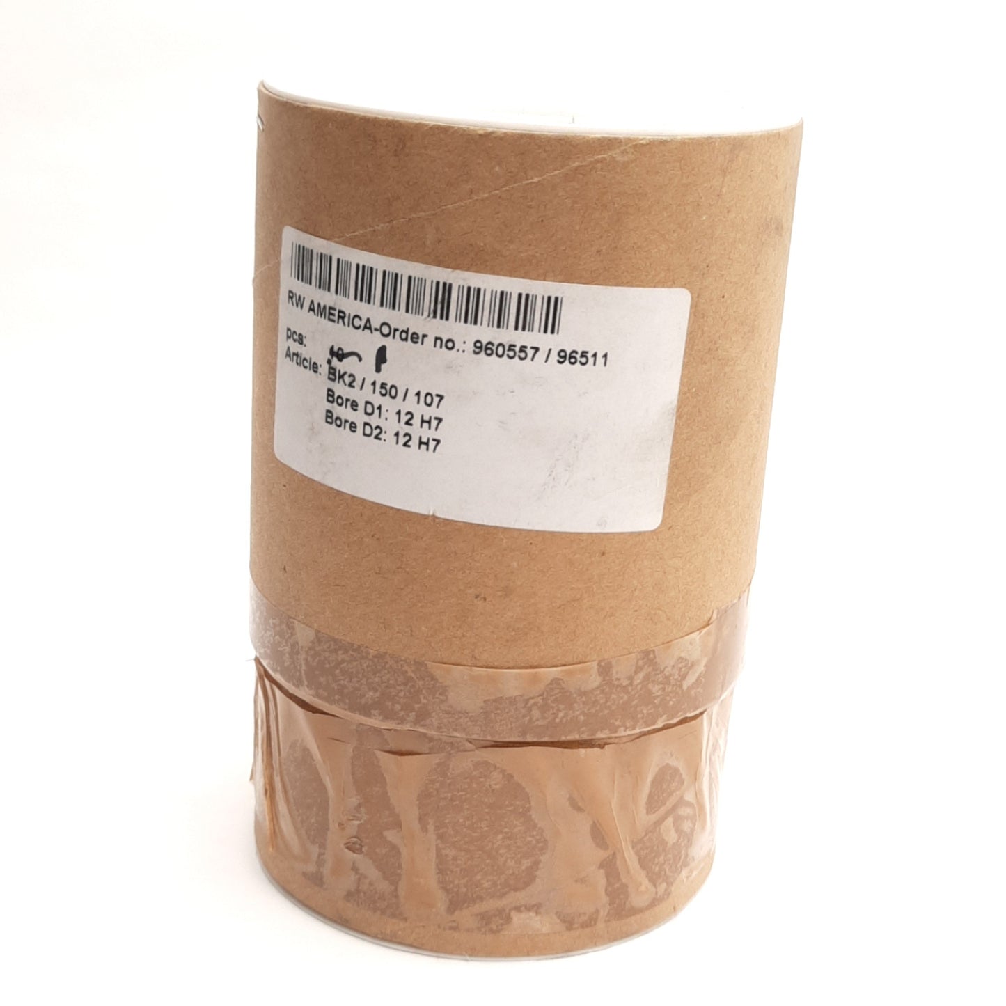 New R&W BK2/150/107/12 Metal Bellows Shaft Coupling, 12mm Bore, 107mm Length