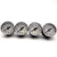 Used Lot of 4 Wilkerson Dual Scale Pressure Gauge, 0-120psi, 0-8bar, Back Connector