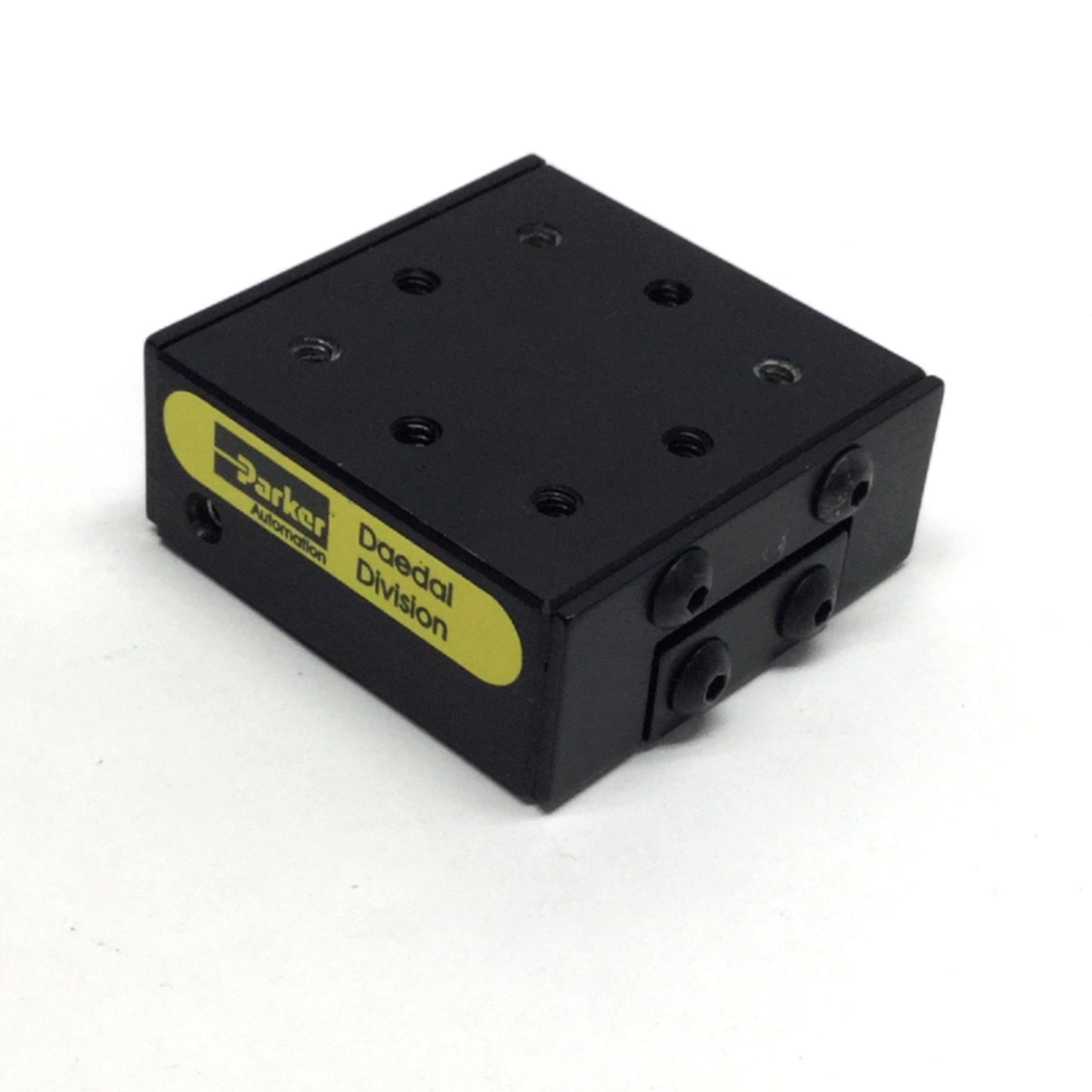 Used Parker 4001 Miniature Ball Bearing Manual Linear Slide Table, 1" Travel, 25lbf