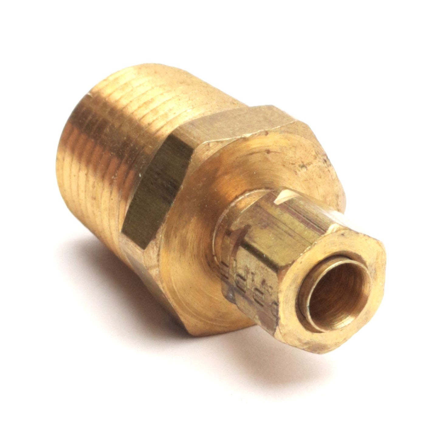Used Lot of 4 Parker 68CA-4-8 Male Compression Connector 1/4" Tube to 1/2" NPT