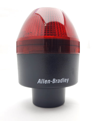 New Allen Bradley 855BS-N45SL4 Red Beacon 90mm 120-240 VAC/VDC 1/2" NPT