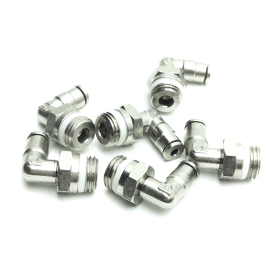 New – Open box Lot of 6 Camozzi P6520 02-04 Pro-Fit Male Swivel Elbow, 1/8" P2C to 1/4" NPT