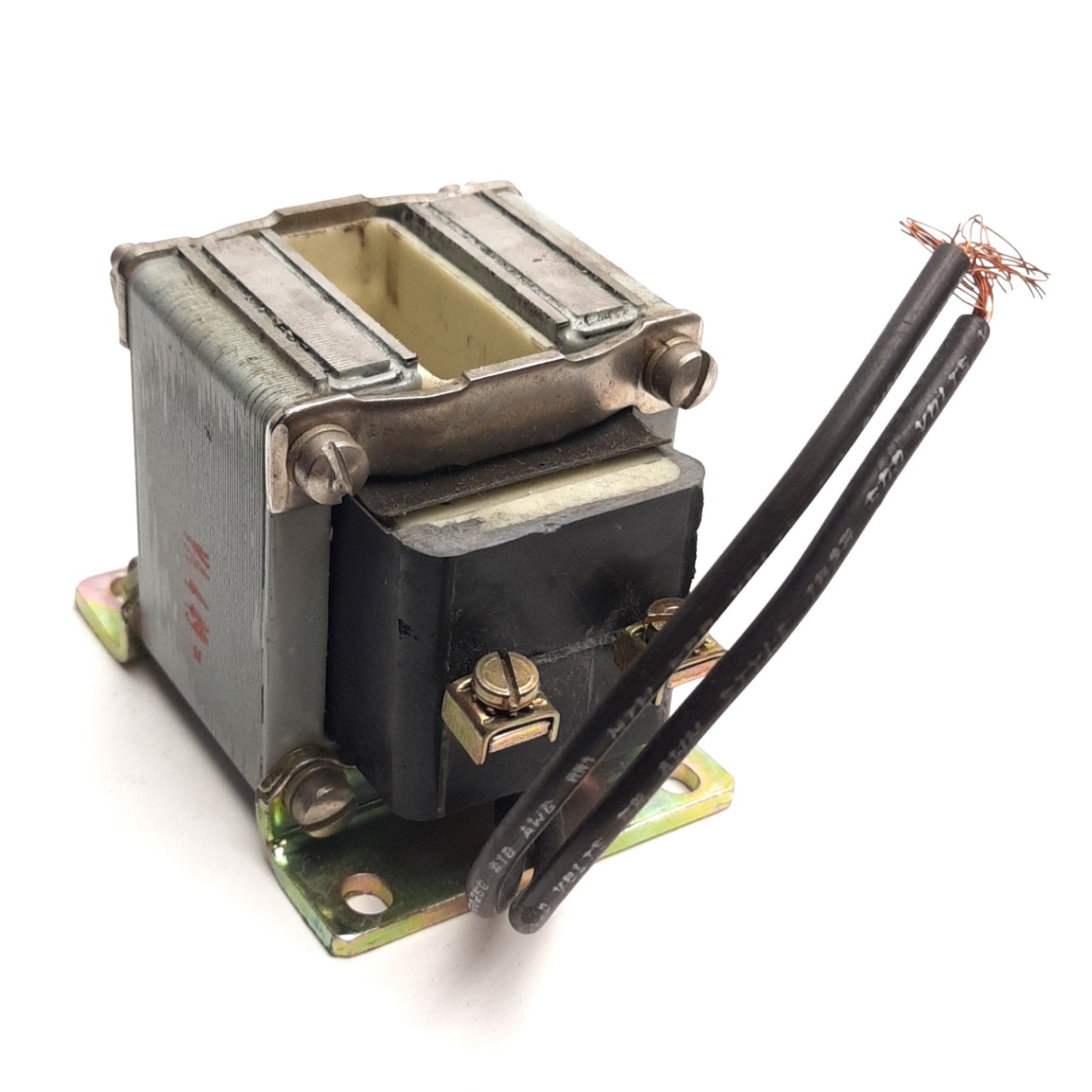 Used General Electric CR9500B102A2A Industrial Solenoid 1" Stroke Pull, 115V AC Coil