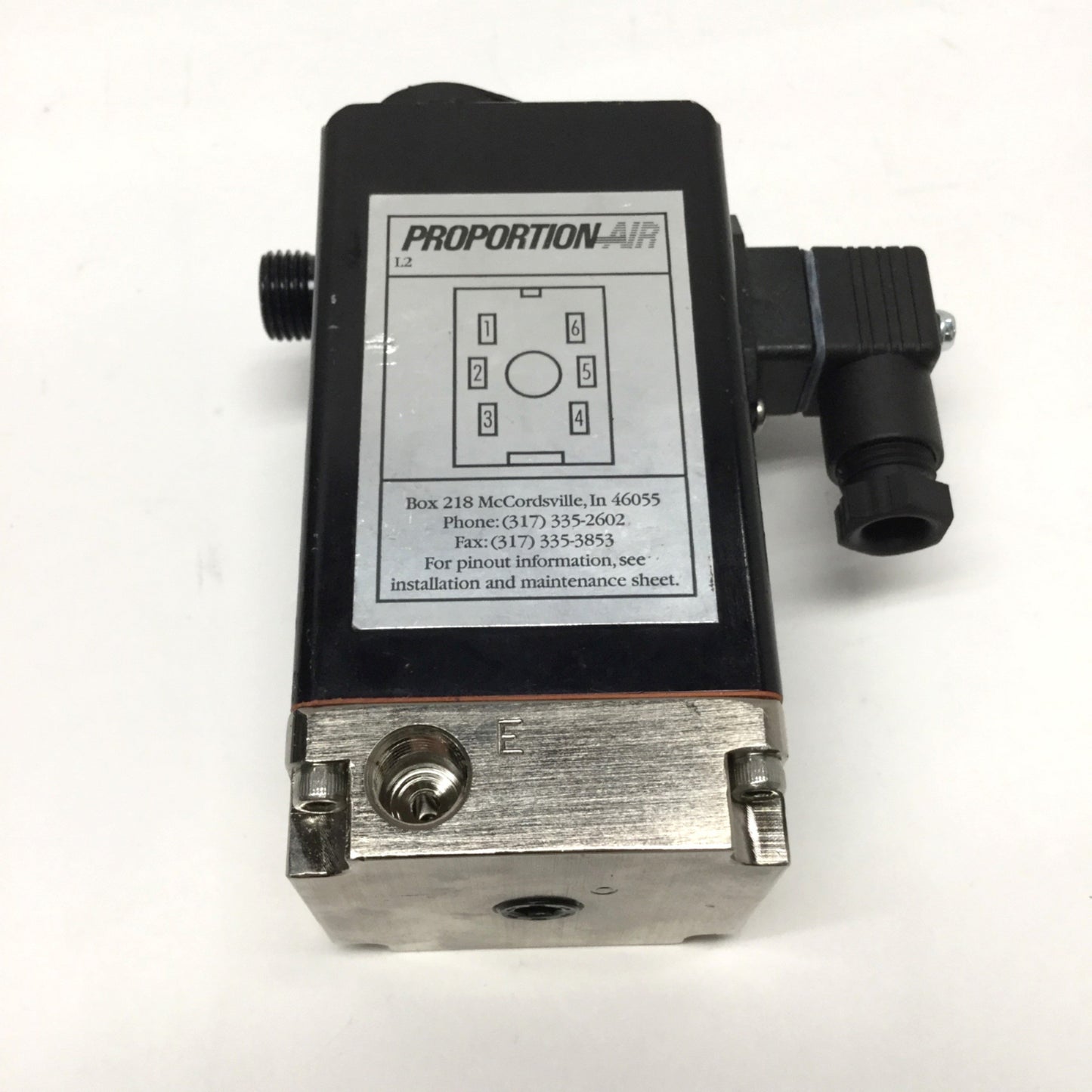 Used Proportion-Air QB2SAFEE235S305 Dual Loop Pressure Control Valve, 235psi, 0-10VDC
