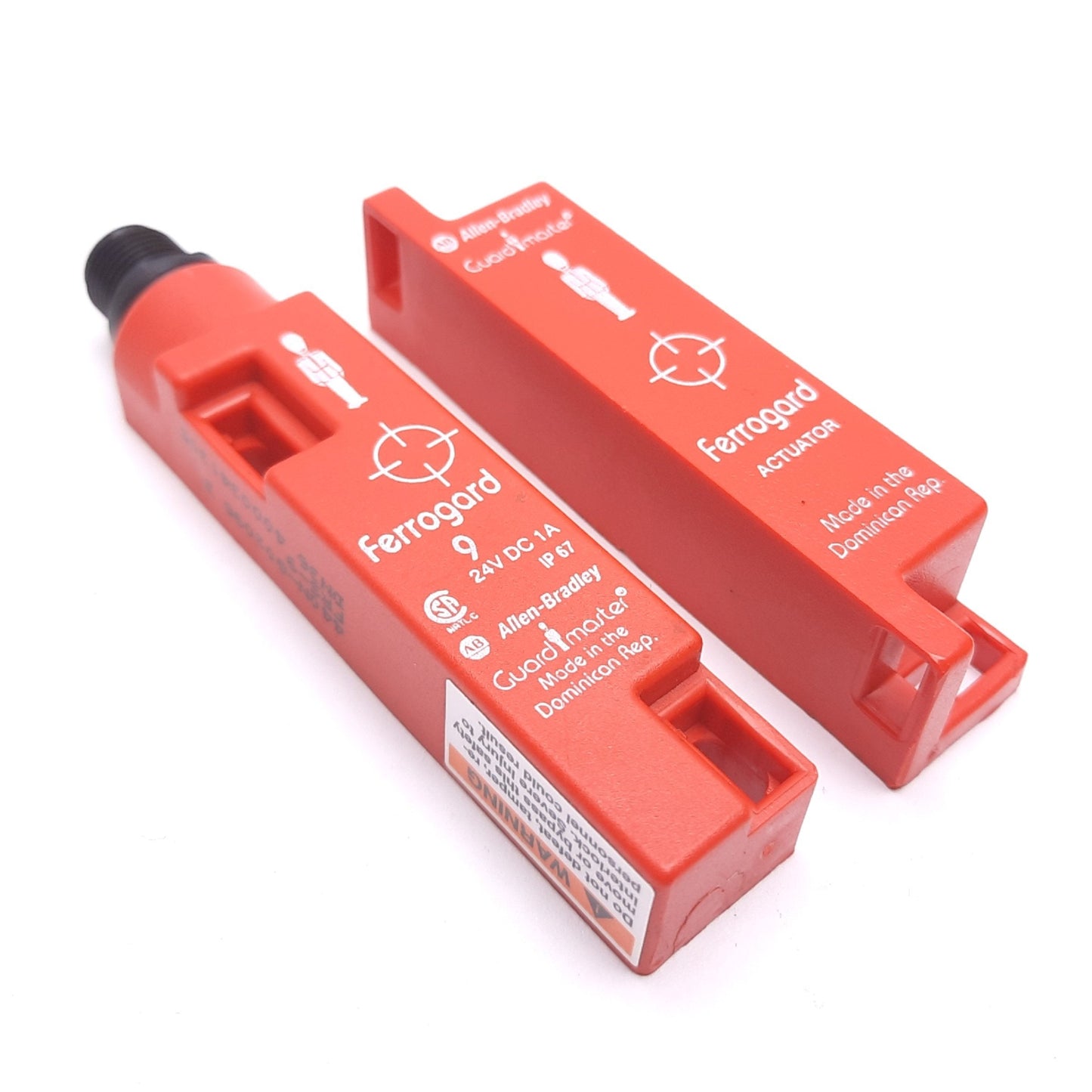 Used Allen Bradley 440N-G02096 Non-Contact Safety Interlock Switch, 1NO 1NC, 24VDC 1A