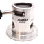 Used Mead MHL-4 3-Way Rotary Valve, 150PSI Max, 0.14CV, 1/8" FNPT, Aluminum Body