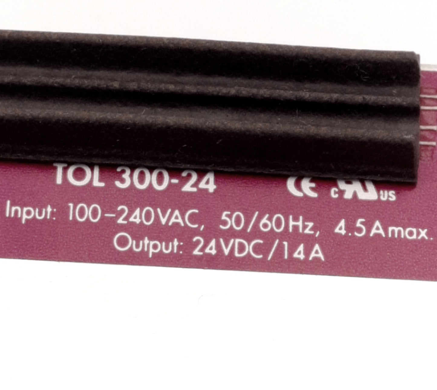 Used Traco Power TOL 300-24 Open Frame Power Supply, 300W 24VDC 14A Out, 85-264VAC IN