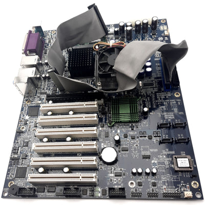 Used Protech 17-102-053211 Industrial Computer Circuit Board 6x PCI, 1x PCI-E, 4x USB