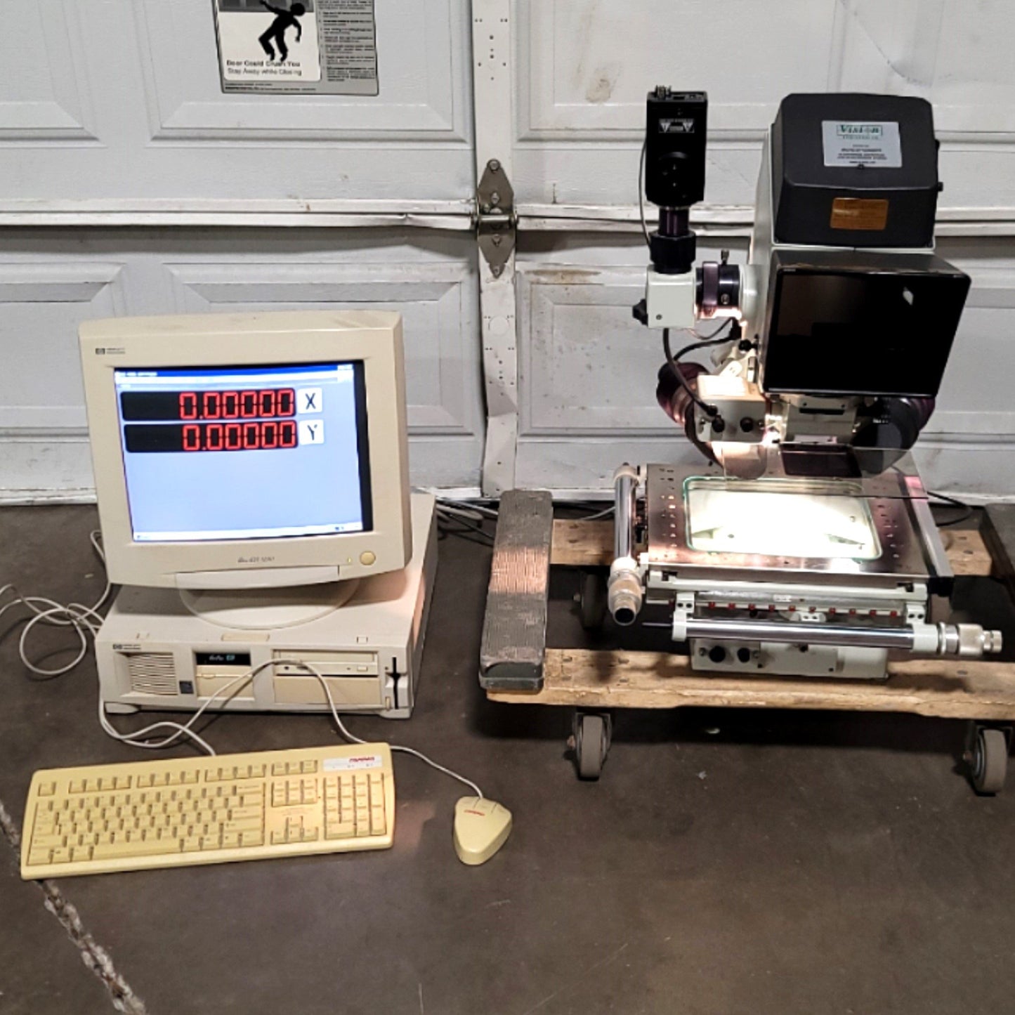 Used Vision Engineering Micro Dynascope 5E Measurement & Inspection System W/ QC4000