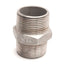 Used Stainless Steel Male Hex Nipple 316SS, 1-1/4" NPT Male to 1-1/4" NPT Male
