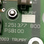 Used Trumpf 1251377 B00 PSB100 Power Supply Board, With 2x T9AS1D12-24 Relays, 24VDC