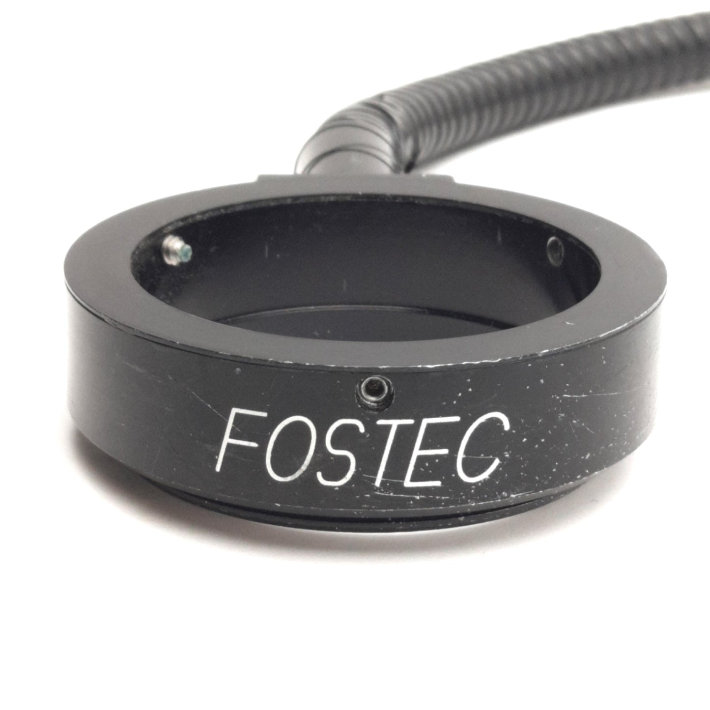 Used Fostec Schott A08630 Midi Fiber Optic Ring Light Guide 38-53mm Objective, *Tape*