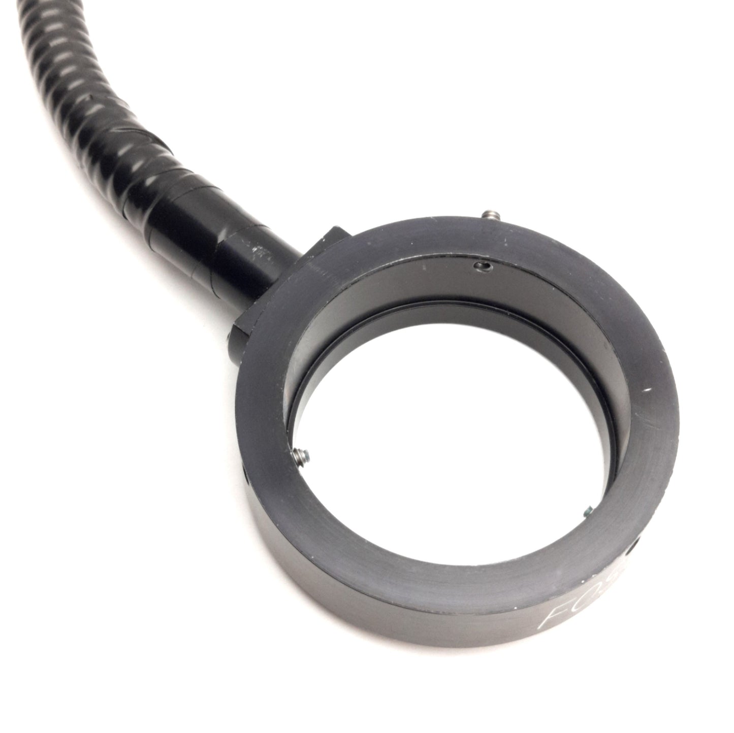 Used Fostec Schott A08630 Midi Fiber Optic Ring Light Guide 38-53mm Objective, *Tape*