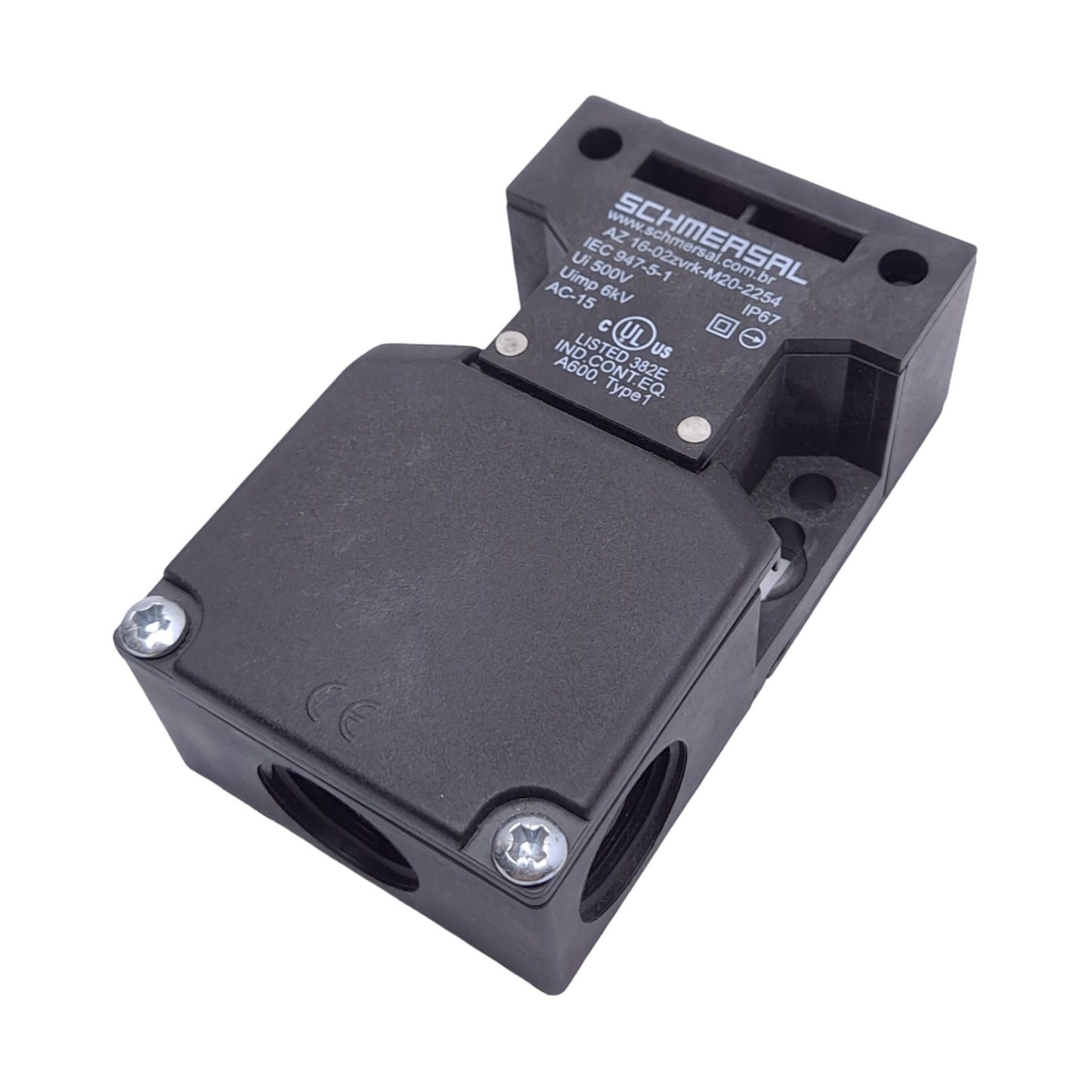 Used Schmersal AZ 16-02ZVRK-M20-2254 Safety Interlock Switch 3x M20 x 1,5 Cable Entry