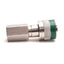 Used Swagelok SS-QC4-Key3 Female QC Bulkhead, 1/4" NPT to Swagelok QC4 Key3