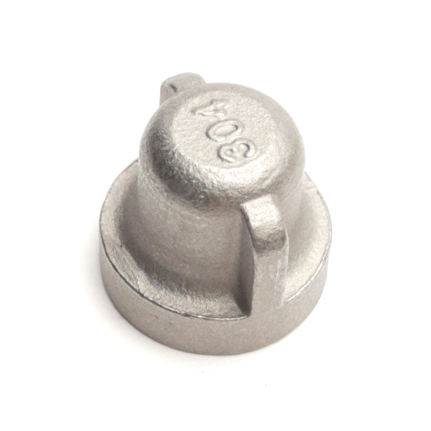 Used Lot of 9 MB SP114 Stainless Steel Flanged Pipe Cap, 1/8" NPT Female
