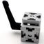 Used Item 0.0.406.37 Heavy Duty Hinge w/ Handle, 40x40mm, 180°, 2x M8 Joint Screws