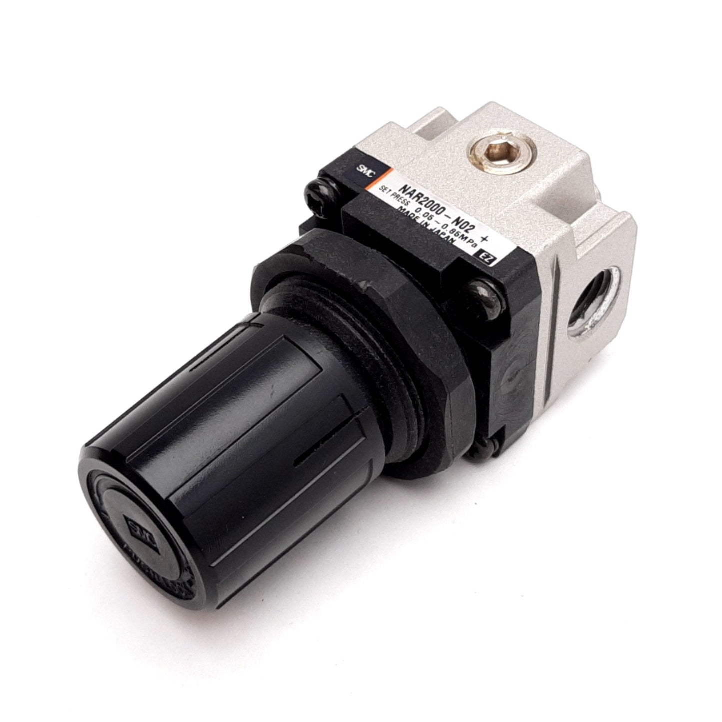 Used SMC NAR2000-N02 Pneumatic Regulator, 0.05-0.85MPa, 1/4" NPT 1/8" NPT