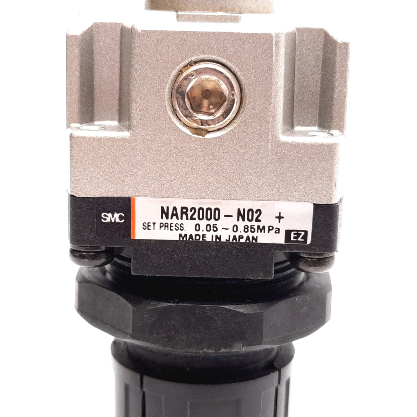 Used SMC NAR2000-N02 Pneumatic Regulator, 0.05-0.85MPa, 1/4" NPT 1/8" NPT