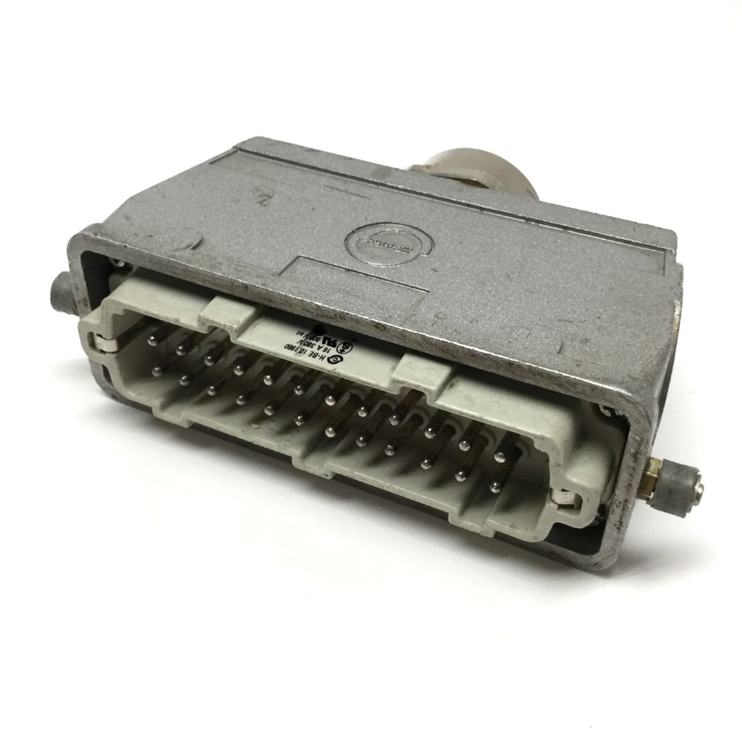 Used Lapp Epic Contact H-B24T HDC Connector and Housing 24-Pin+PE, Male, 500V 16A