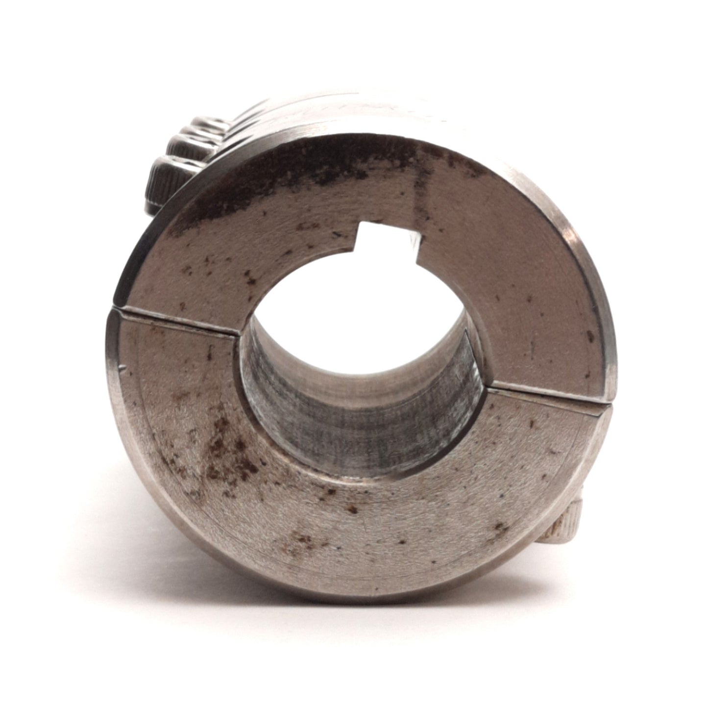 Used Ruland SPC-20-16-SS Two-Piece Rigid Shaft Coupling, 1-1/4" x 1" Bore, 2" OD