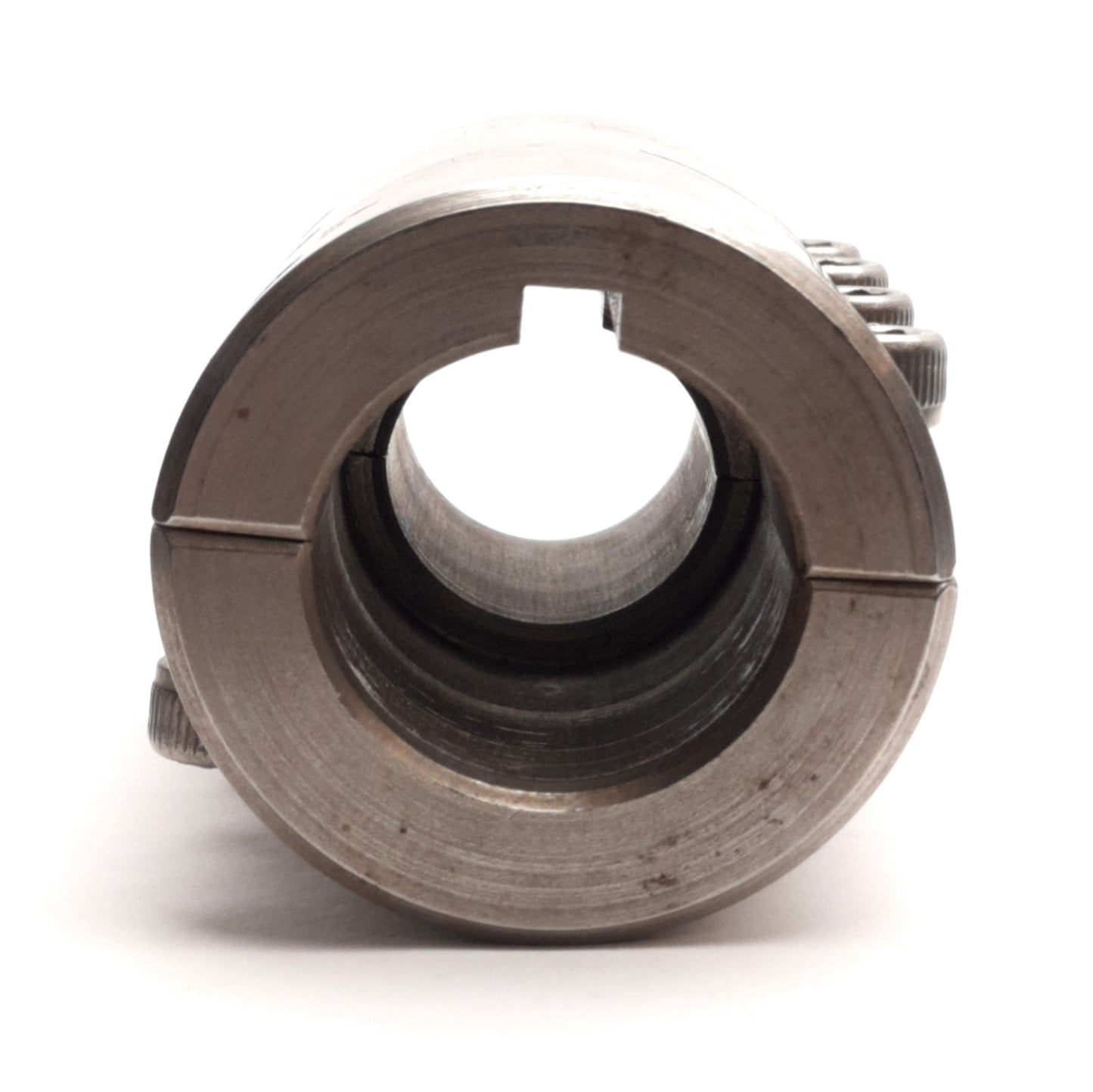 Used Ruland SPC-20-16-SS Two-Piece Rigid Shaft Coupling, 1-1/4" x 1" Bore, 2" OD