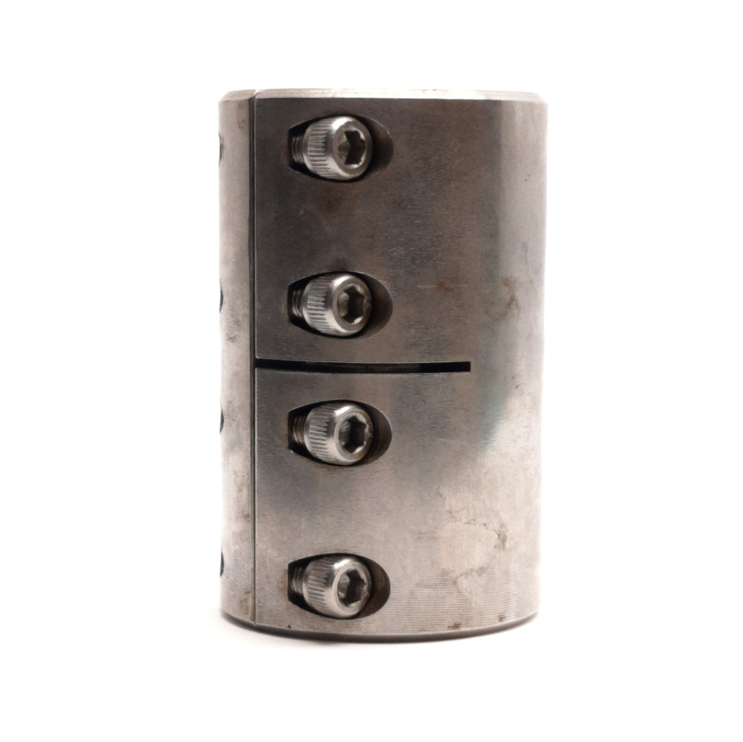 Used Ruland SPC-20-16-SS Two-Piece Rigid Shaft Coupling, 1-1/4" x 1" Bore, 2" OD