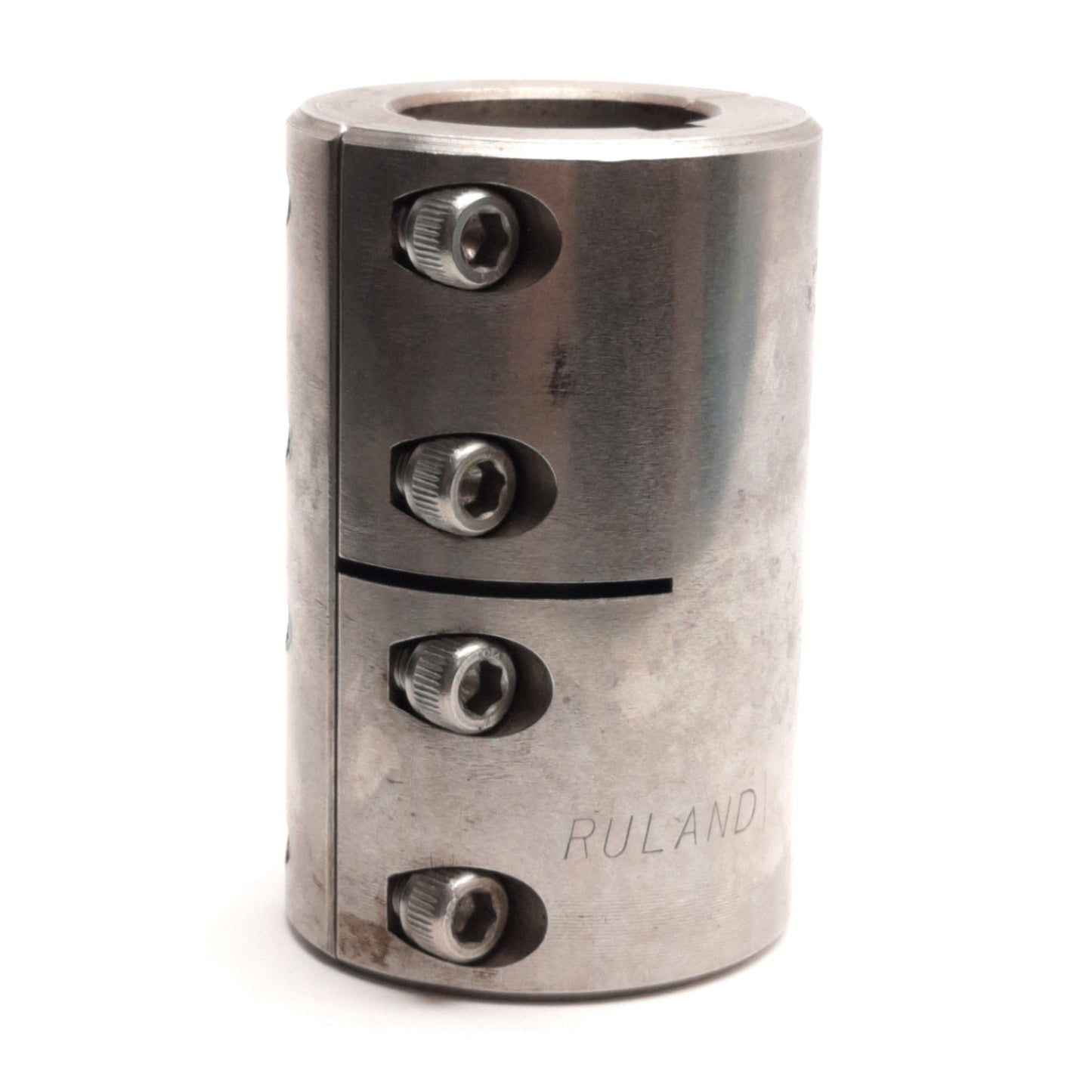 Used Ruland SPC-20-16-SS Two-Piece Rigid Shaft Coupling, 1-1/4" x 1" Bore, 2" OD