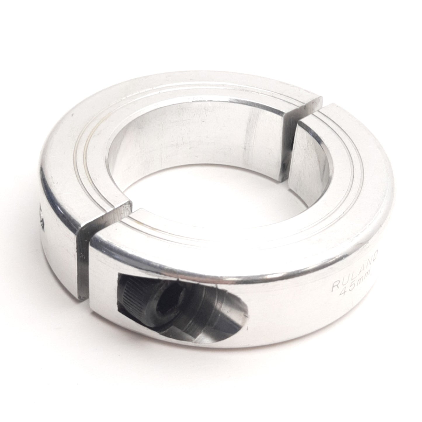 Used Ruland MSPB-45-A Two-Piece Shaft Collar, 45mm Bore, 73mm OD, 19mm Width
