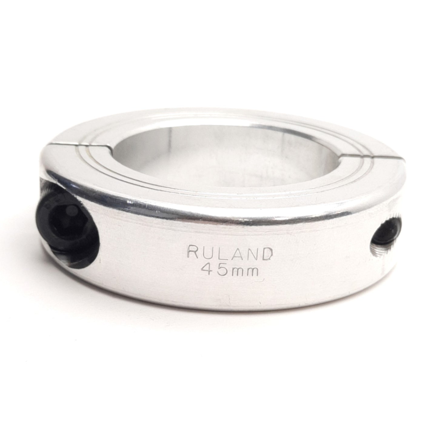 Used Ruland MSPB-45-A Two-Piece Shaft Collar, 45mm Bore, 73mm OD, 19mm Width