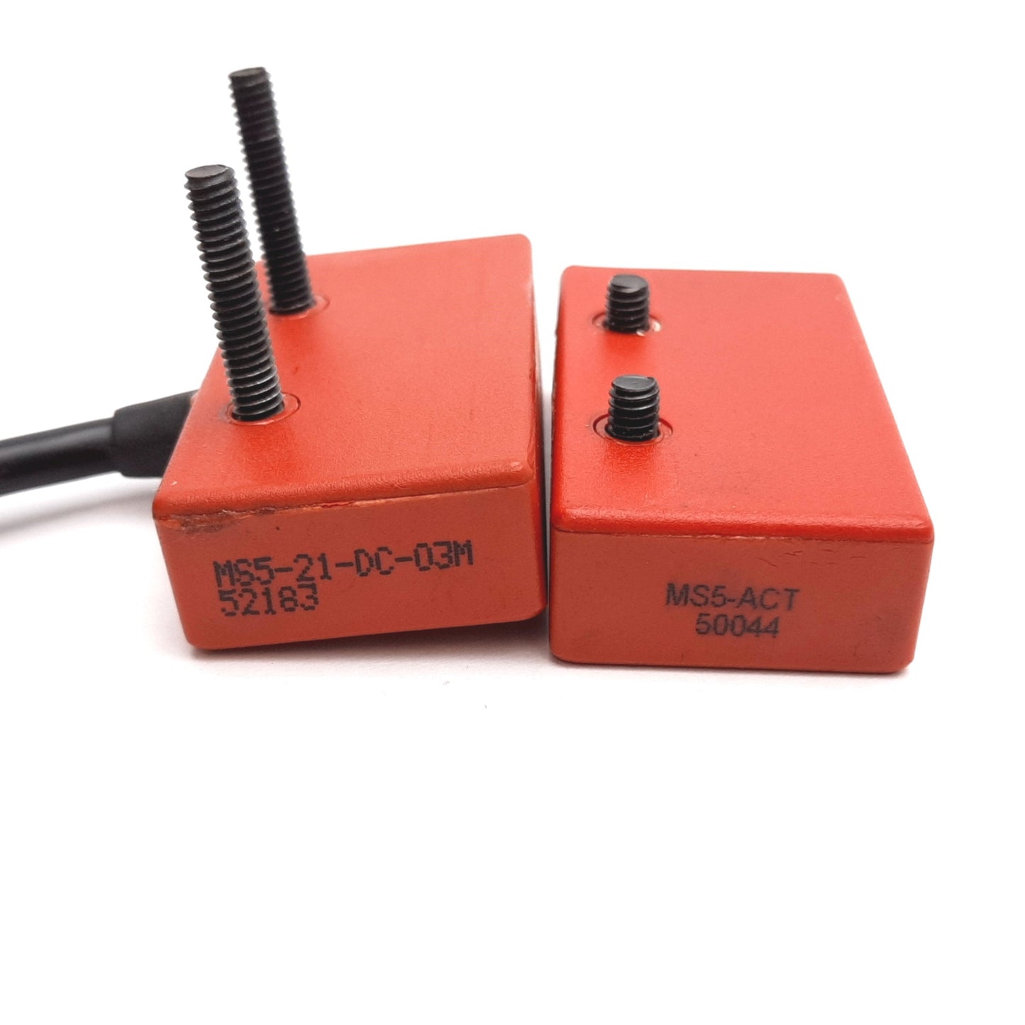 Used Mechan Controls MS5-21-DC-03M Magnetic Safety Switch, With MS5-ACT Actuator