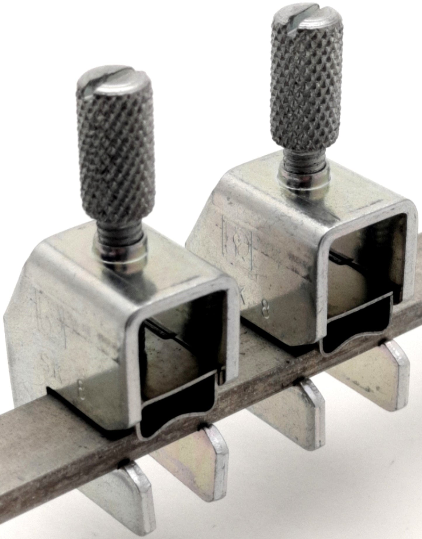Used Phoenix Contact NLS-CU 3/10 Conductor Rail, 2x AB/SS Brackets, 7x SK14, 2x SK8