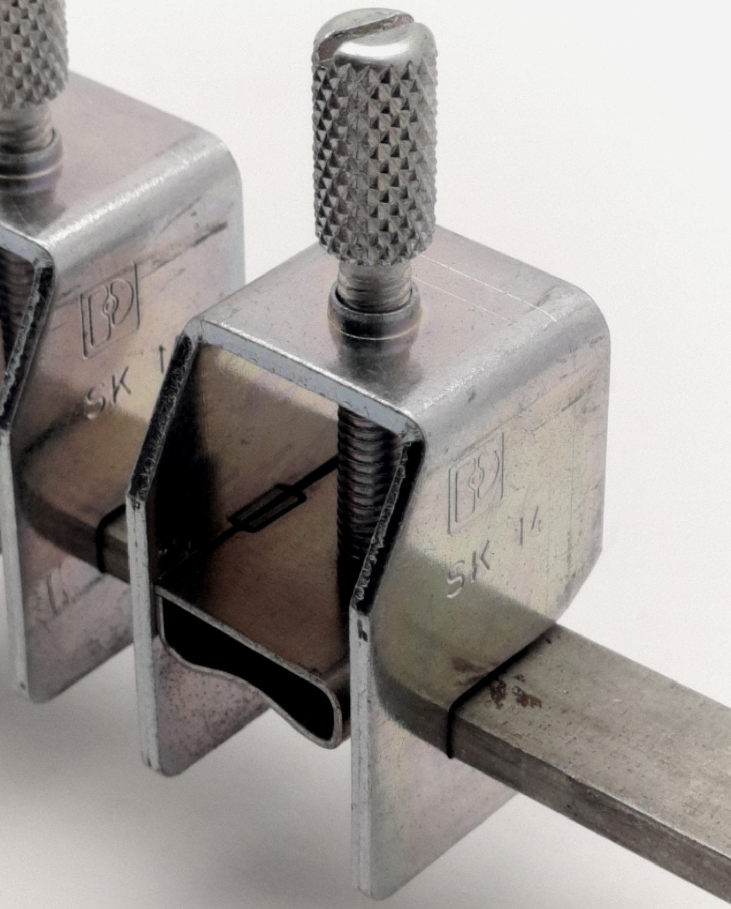 Used Phoenix Contact NLS-CU 3/10 Conductor Rail, 2x AB/SS Brackets, 7x SK14, 2x SK8