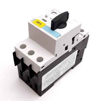 Used Siemens 3RV1021-0DA10 Manual Motor Starter, 3-Pole, 0.22-0.32A, 600VAC, DIN Rail