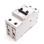 Used Siemens 5SX22 D1.6 Circuit Breaker, 2-Pole, D-Curve, Rating: 1.6A 480VAC