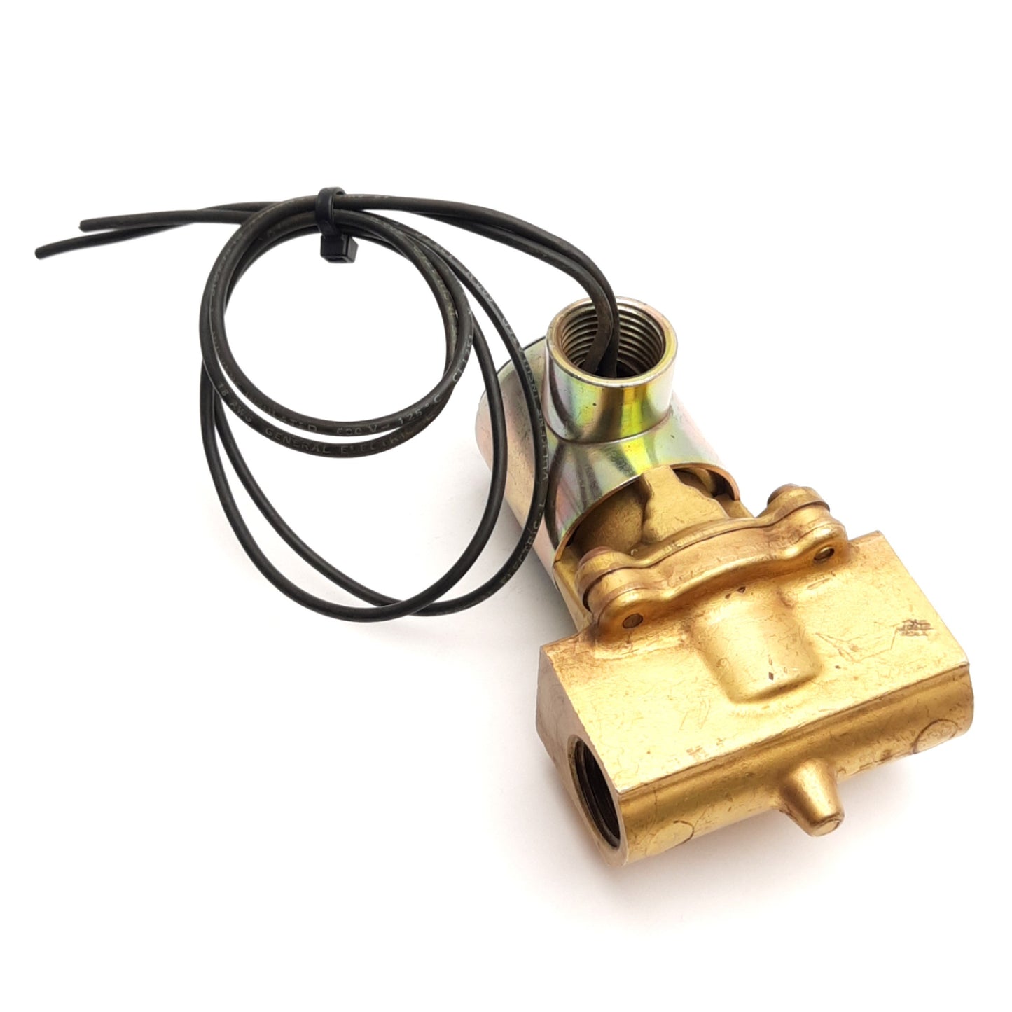 Used Parker L2LB4150 Skinner Solenoid Valve, 1/2" NPT, 5-150 Psi, 120V AC Coil
