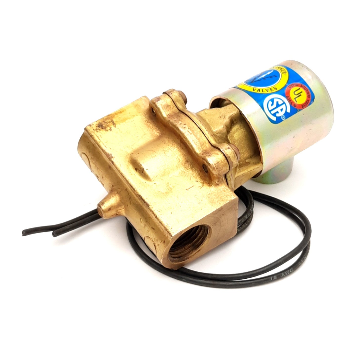 Used Parker L2LB4150 Skinner Solenoid Valve, 1/2" NPT, 5-150 Psi, 120V AC Coil