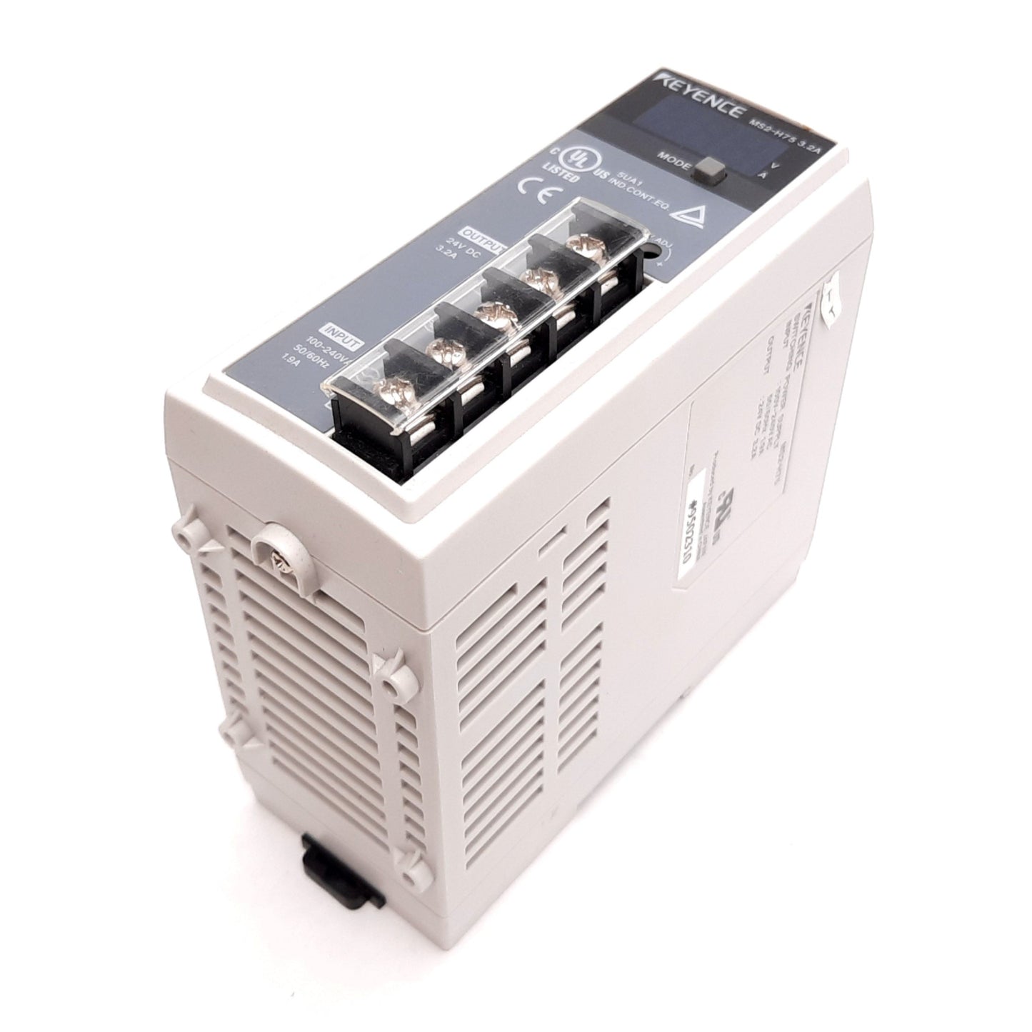 Used Keyence MS2-H75 Switching Power Supply, Input: 100-240VAC, Output: 24VDC 3.2A
