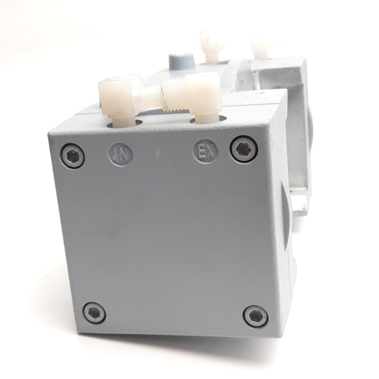 Used Vacuubrand MD 4C Diaphragm Vacuum Pump Head For PC600 Series, 2.0 mbar