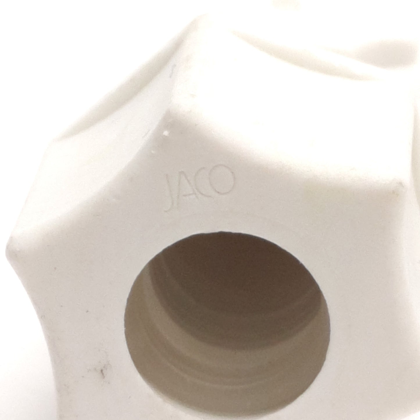 Used Lot of 6 Jaco 40-6-4-P-O Male Elbow Fitting, 1/4" NPT to 3/8" Tube, 50 Psi Max