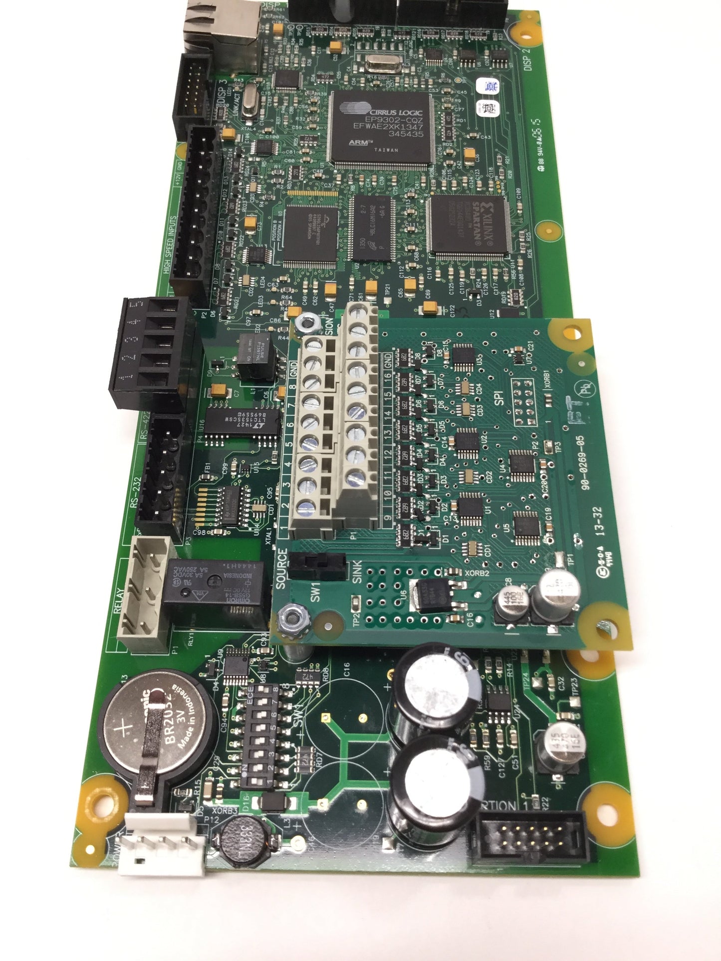 Used Logic Systems 92-0383 Machine Control Board PCB w/ Expansion Input Module