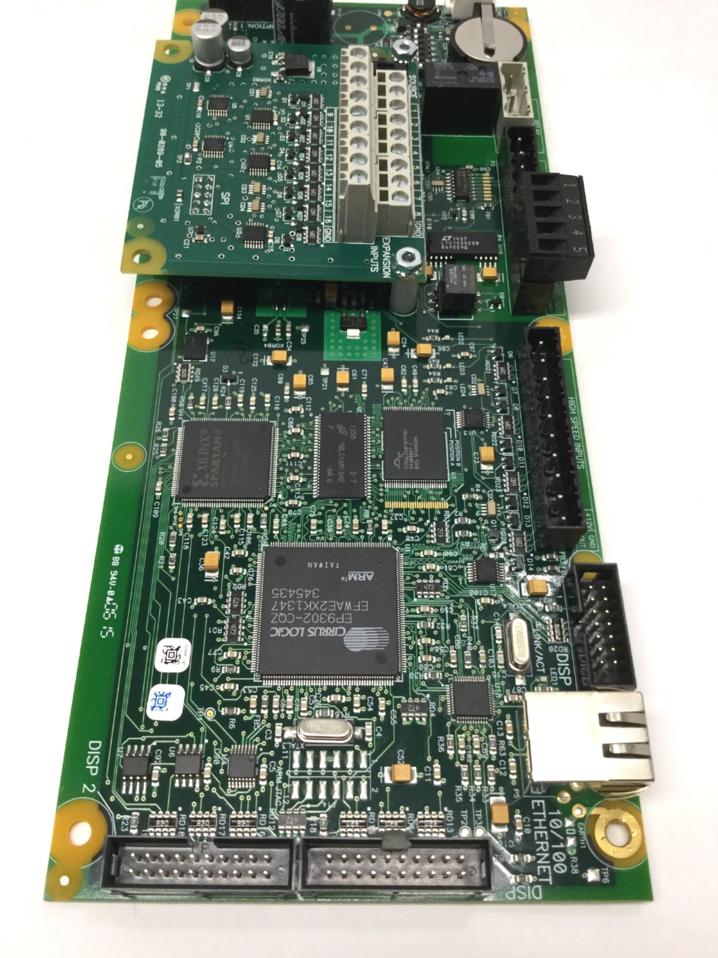 Used Logic Systems 92-0383 Machine Control Board PCB w/ Expansion Input Module