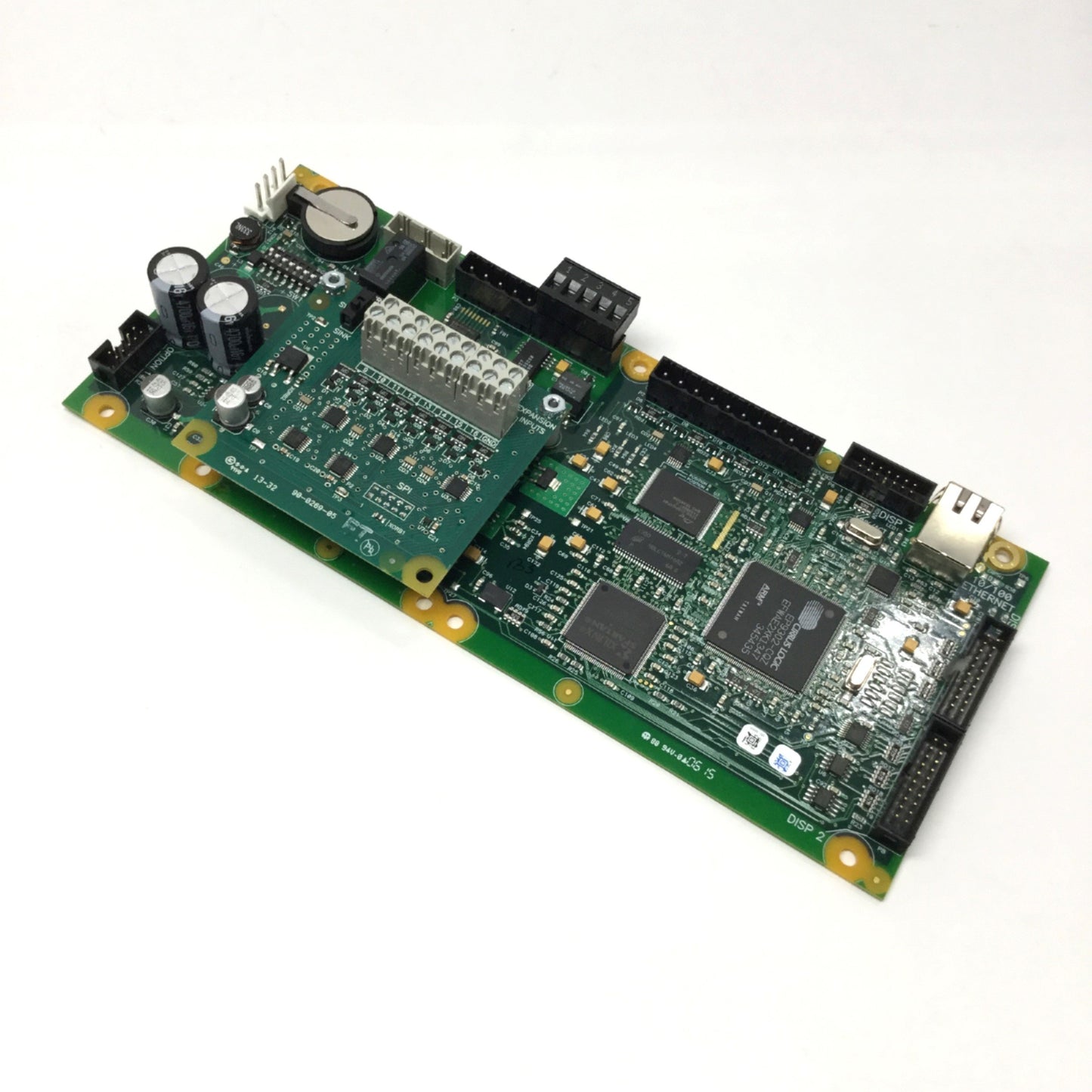 Used Logic Systems 92-0383 Machine Control Board PCB w/ Expansion Input Module