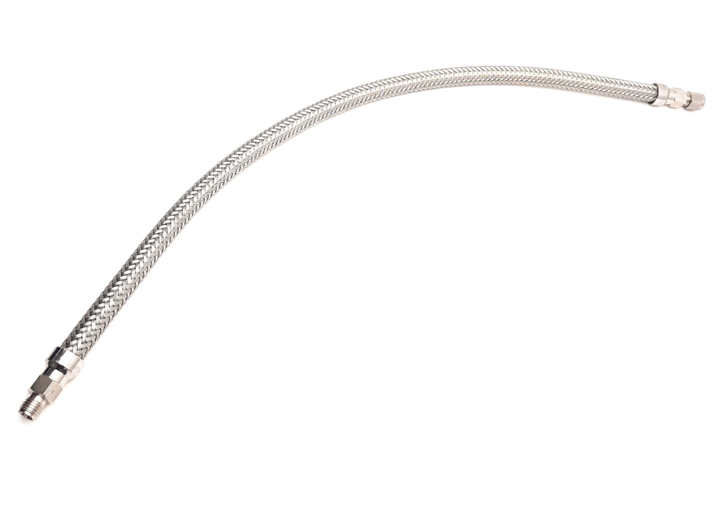 Used Swagelok SS-FM4SL4-24 Stainless Steel Hose, 1/4" Tube, 24" Length, 3100 Psi Max