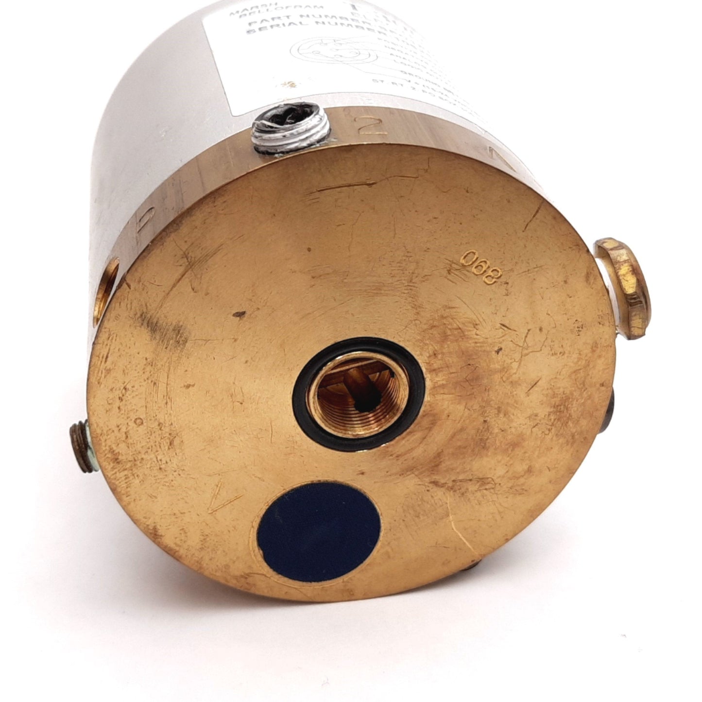Used Marsh Bellofram SPC1RM-0E10-0G600-S99-S8 Pressure Transducer, 15-24VDC, 0-10V