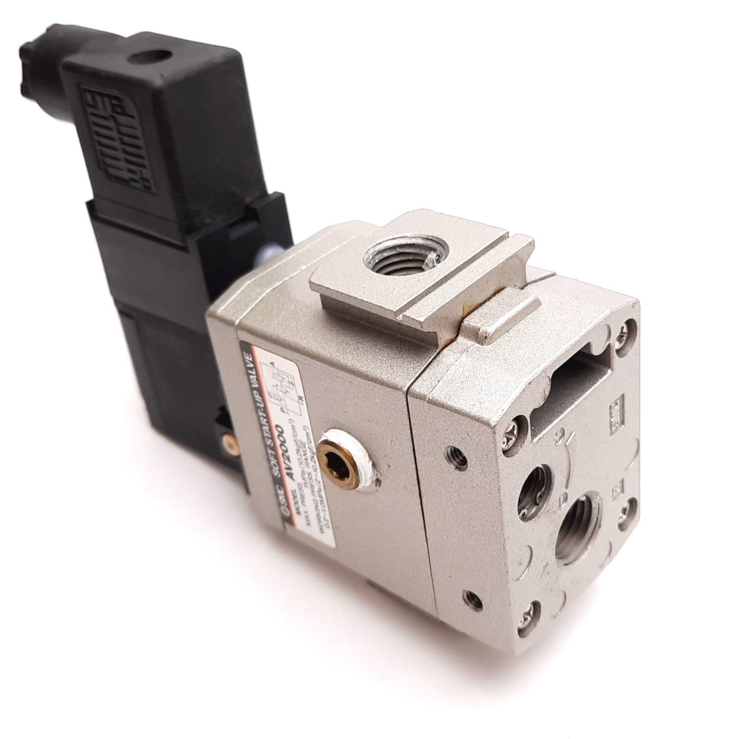 Used SMC AV2000 Soft Start Up Valve, 24VDC, Pressure: 0.2-1.0MPa, Ports: 1/4" NPT