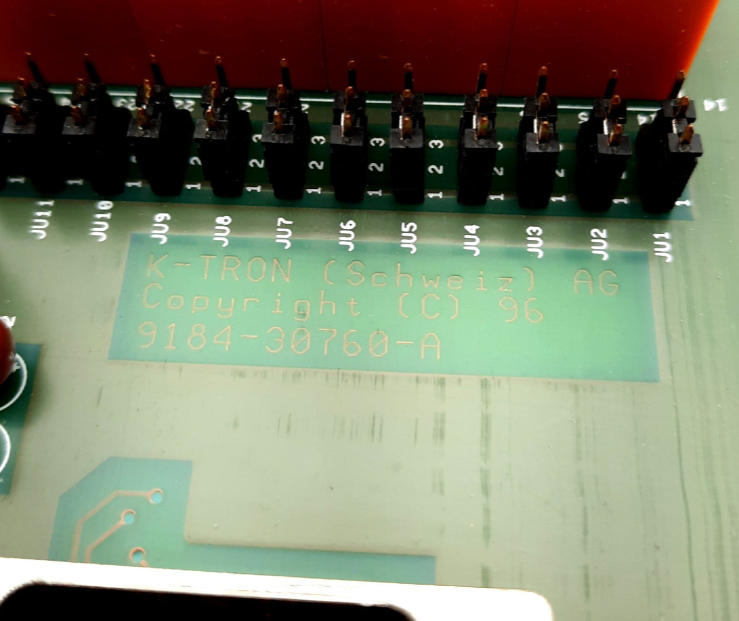 New K-Tron 9184-30760-A Terminal Block Interface Breakout Circuit Board 15-Pin Dsub