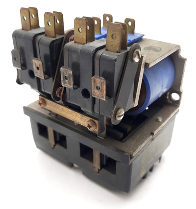 Used Dunco Reversing A275KXX91 Contactor,Motor Reversing 4 SPDT 120VAC 15A 3PST-NO